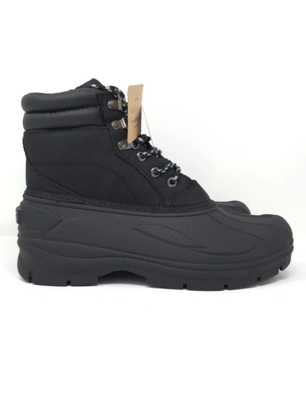 New Weatherproof Vintage Joe Black Waterproof Duck Boots Men’s 10M